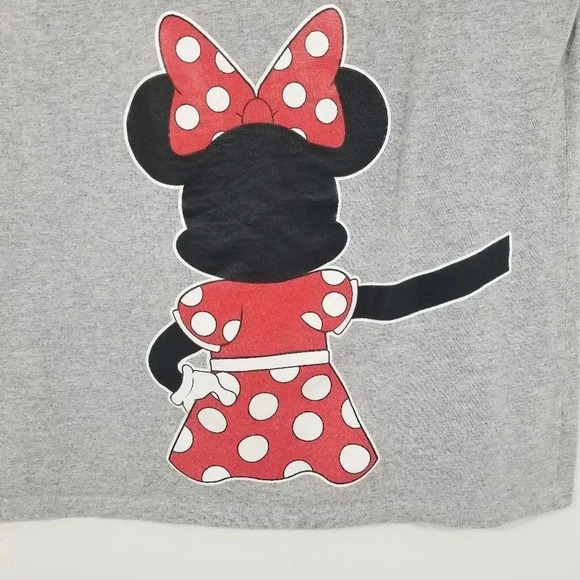 Minnie Mouse XL Heavy Cotton Short Sleeve Tee Bride Light Grey - Picture 5 of 7